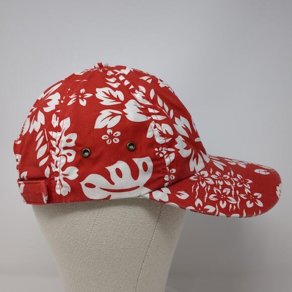 Ha Strapback Baseball Cap Multicolor One Size Adjustable Floral Print Blank - Picture 5 of 9